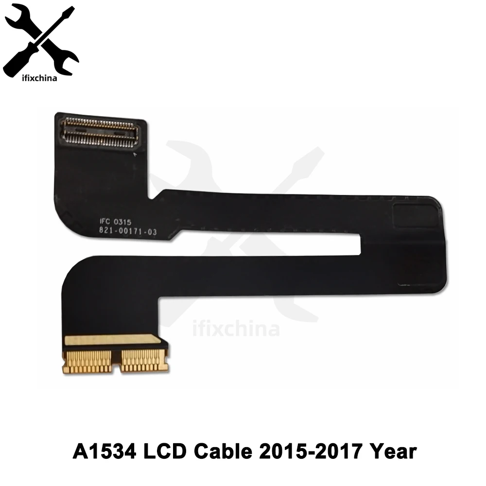 

Оригинальный Новый ЖК-кабель A1534 для MacBook Retina 12 дюймов, ЖК-кабель A1534 для LVDs экрана, гибкий кабель 821-00510-A 2015-2017 года