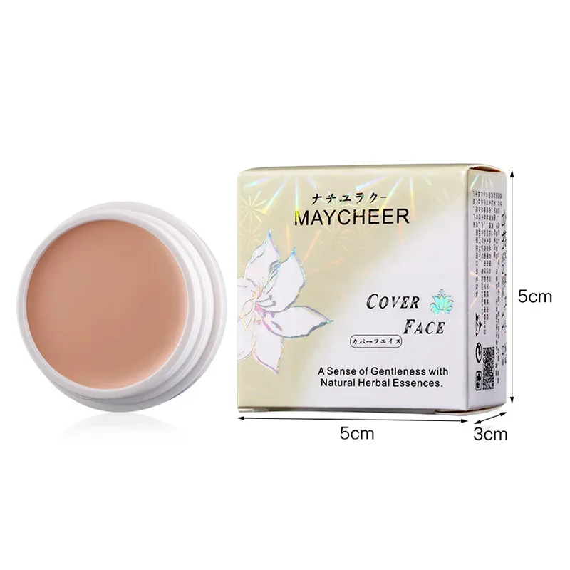 Concealer Foundation Cream Waterproof Lasting Deep Complexion Dark Circles Acne Marks Cover Spot Moisturize Face