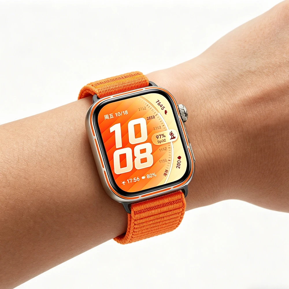 Official Nylon Braided Breathable Strap for Smartwatch Accessories