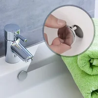 1/4PCS Plastic Bathroom Kitchen Basin Sink Overflow Cover Ring Insert Replacement Chrome Hole Round Drain Caps Basin Accessories 3