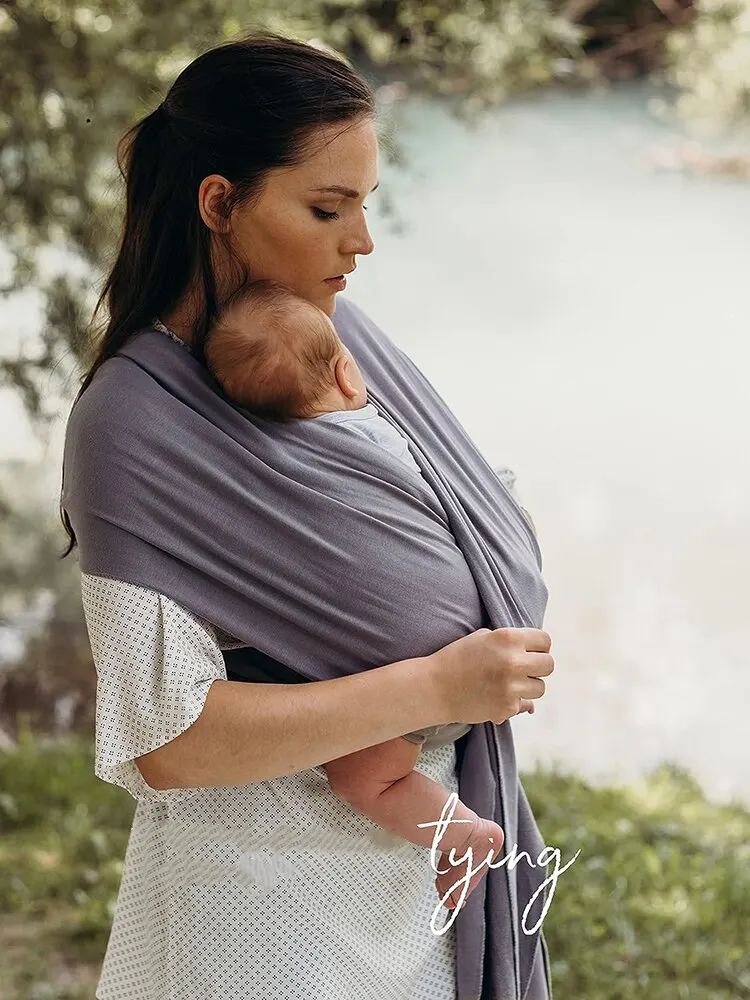 Cotton Baby Wrap Carrier Baby Carrier Sling Newborn to Toddler 0-36 Months
