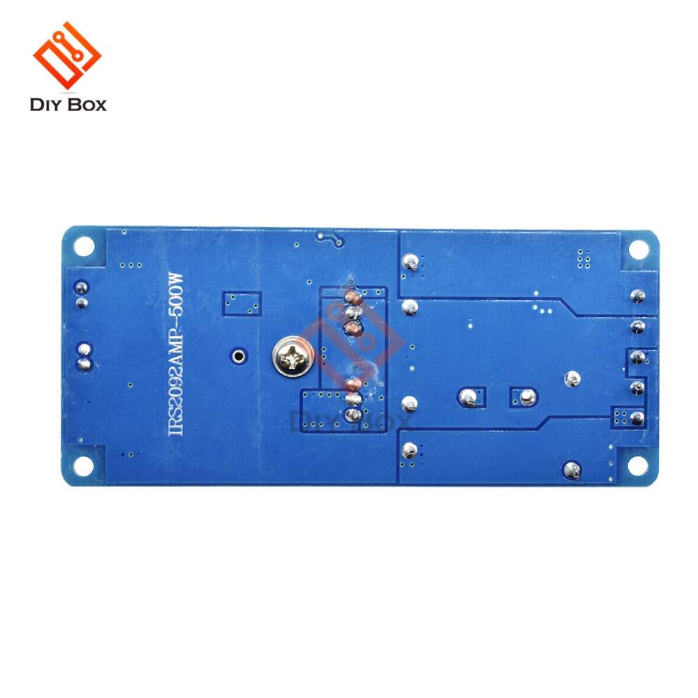 클래스 D 모노 사운드 앰프 보드 모듈, HIFI 고출력 디지털 앰프, 팬 포함 스피커 보호, IRS2092S, 500W, 20Hz-20KHz