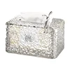 Tissue Box Household Glacier Pattern Living Room Bathroom Good-looking Light Luxury Paper Extraction Box 5