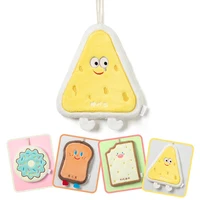 Cartoon Food Cheese Hand Towel Hanging Towels Double-thickness Absorbent Hand Towel Kitchen Bathroom Soft Coral Velvet Towels 6