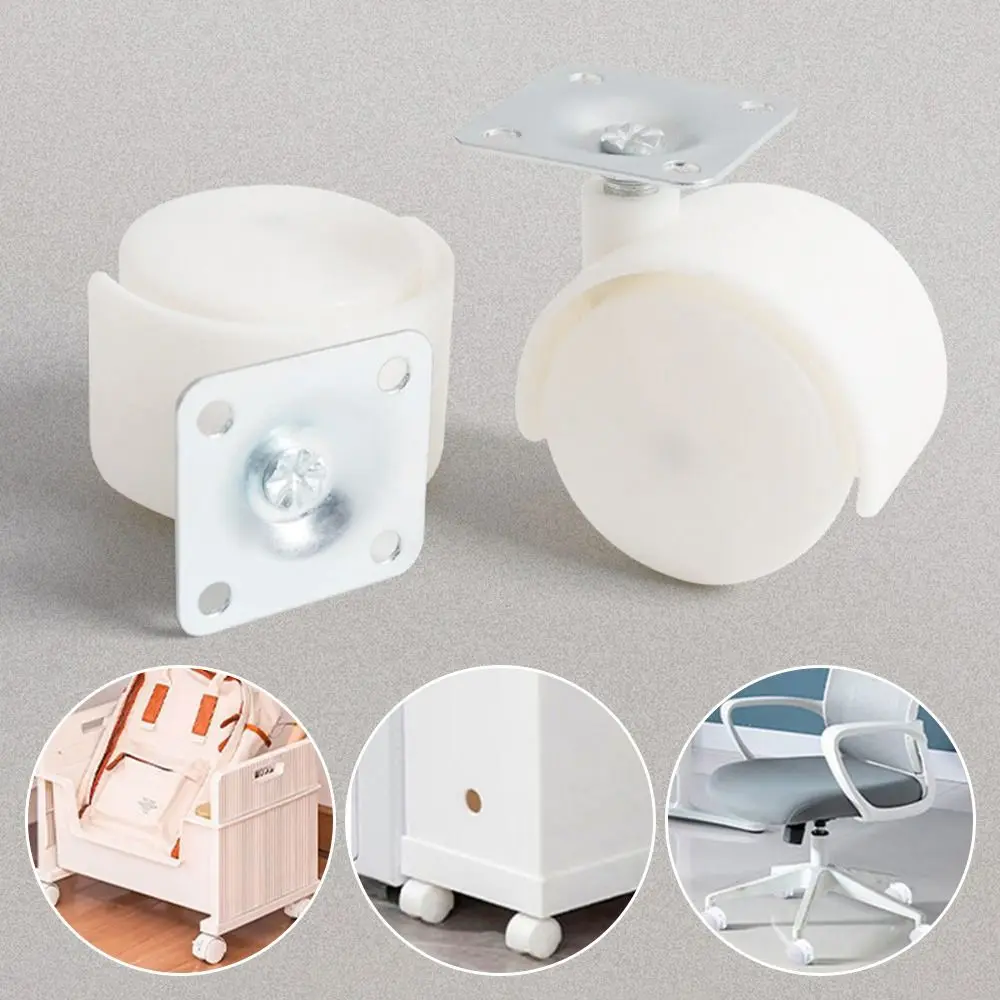 Description Picture 6 of itemChair Casters Swivel Caster Wheels Trolley Rollers Cabinet Legs Caster Roller Replacement Practical Furniture Hardware