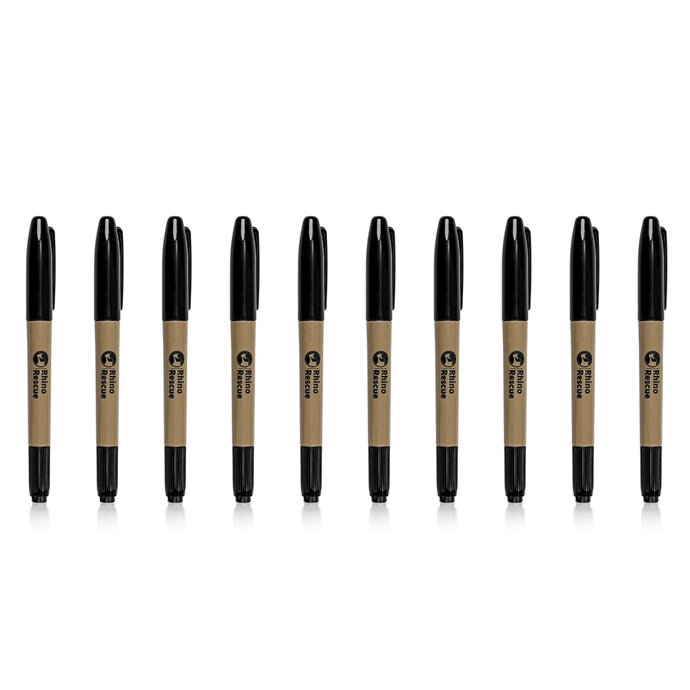 RHINO RESCUE Double Tip Marker Pen Fine and Broad Tip Twin Tip Pens For Outdoor Camping Home Signing and Marking (Pack of 10) 5