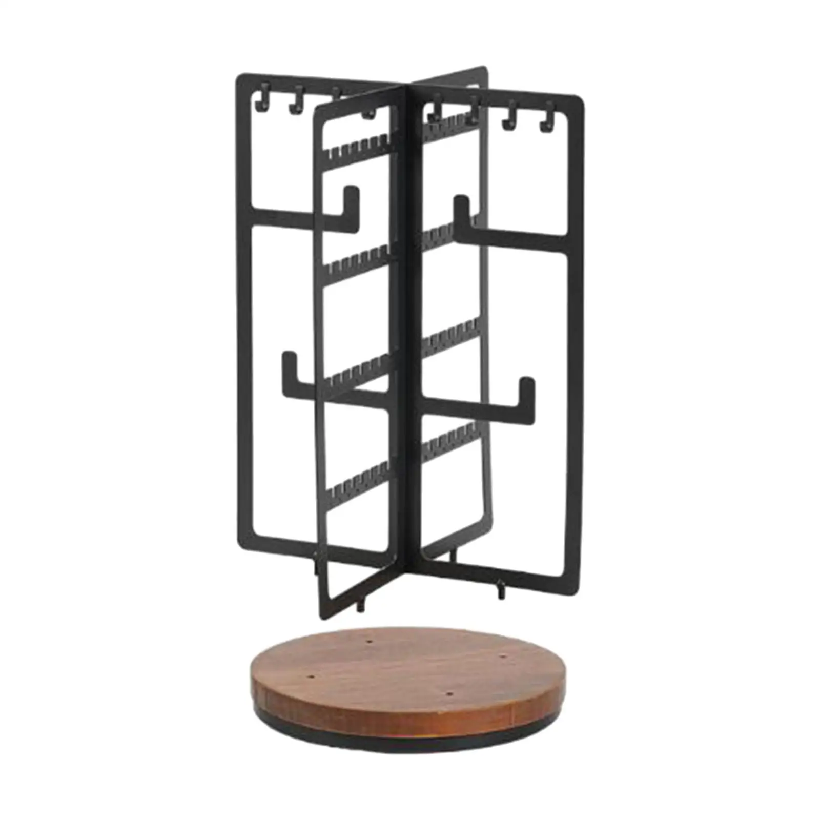 

Jewelry Holder Organizer Rotatable Space Saving Jewelry Stand Necklace Holder for Show Dresser Mall Exhibition Shop Retail Store