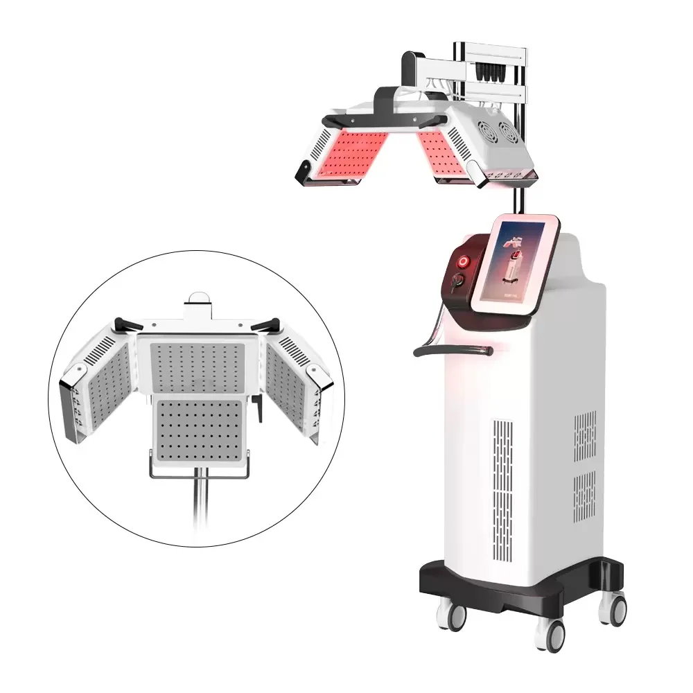 Multifunction 650nm Diode Laser Hair Growth Machine 3In 1 Pro High