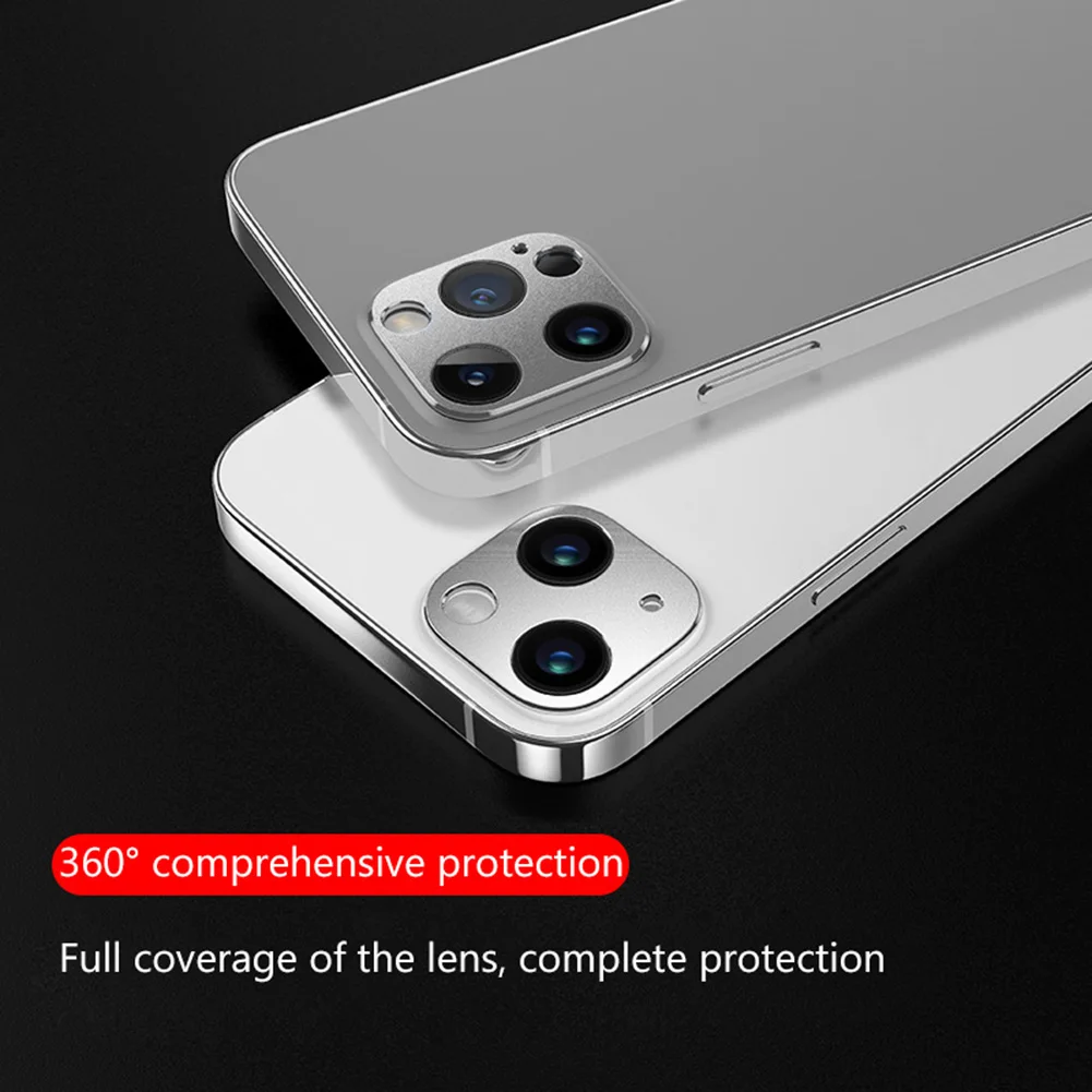 2/3 Gaten Camera Lens Screen Protector Hoge Hardheid Aluminium Camera Lens Protector Lens Film Voor Iphone 14 Pro/14 Pro Max _