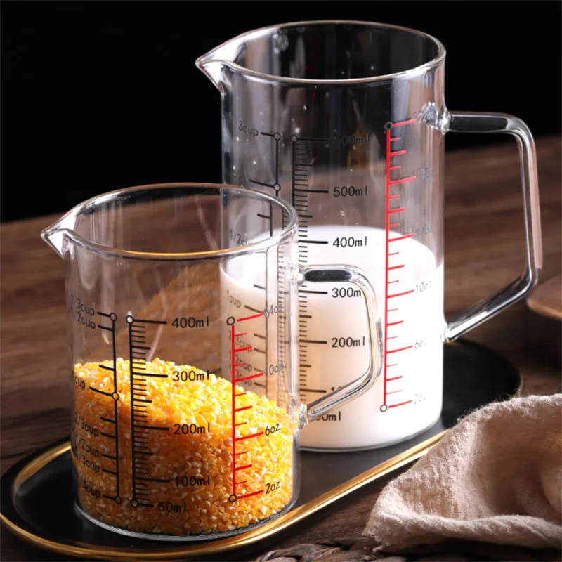 High Borosilicate 3 Piece Glass Measuring Cup Set - Buy High