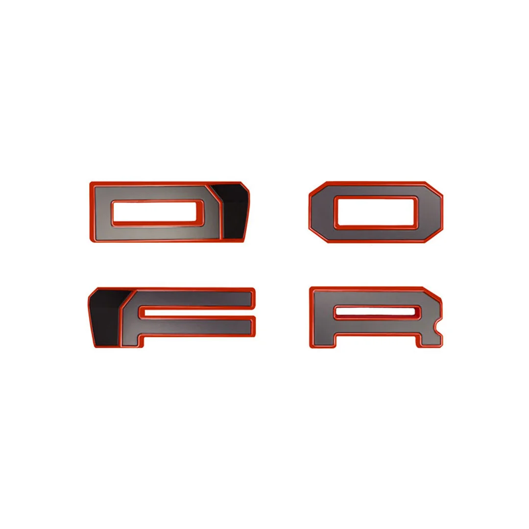 4 Letters Modified Mesh Grill Grille car accessories Fit RANGER-T8 PX3 MK3 XL XL+ XLS XLT Limited WILDTRAK Pickup Trucks