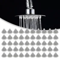 50pcs/set Shower Head Nozzles Replacement Part Spray Silicone Universal Water Outlet Liquid Soap Dispensers Tool Accessories 1