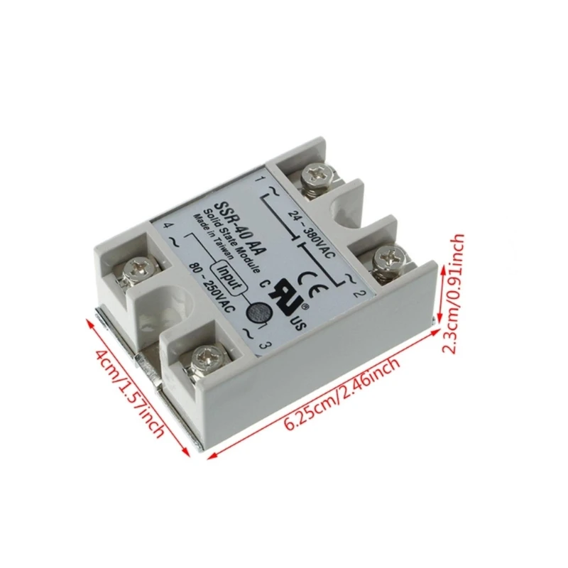 

Module SSR-40AA 40A 250V 80-250V for DC Input 24-380VAC Output