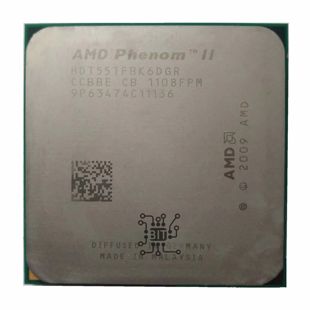 Amd Fenômeno ii x6 1055t 1055 Processador Cpu 2.8g 125w Seis Núcleos Soquete Am3 Hdt55tbdk6dgr