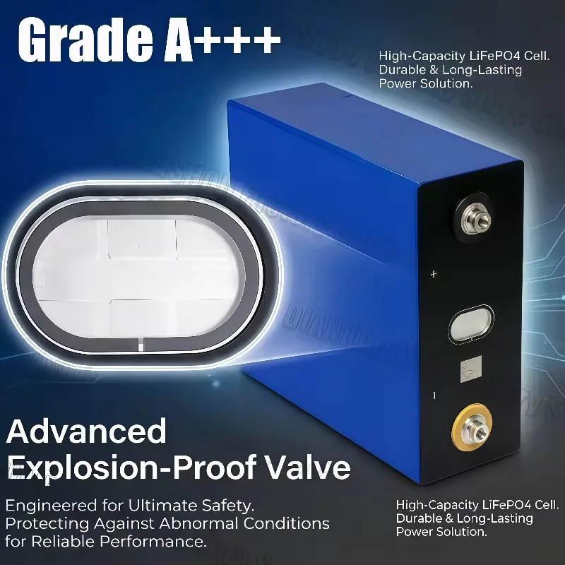 Batteria LiFePO4 Grado A 360Ah 3.2V Cella LiFePO4 Fai da Te 12V 24V 36V 48V per Camper, Veicoli Elettrici, Campeggio, Pacchi Batteria Solari, Furgoni - Esente IVA - Image 5