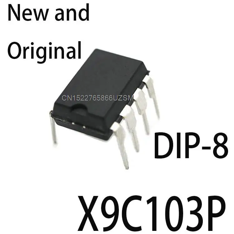 

5 шт. новые и оригинальные DIP8 X9C103 DIP-8 9C103P DIP X9C103PIZ X9C103P