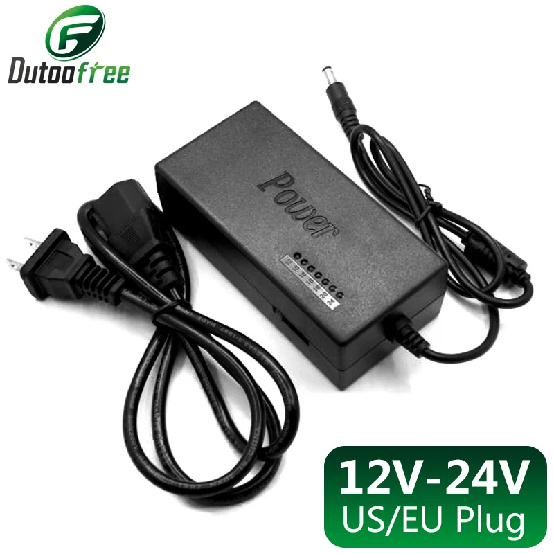 7 скоростной Регулируемый блок питания 12-24 В 5 А универсальный блок питания для планшетов
