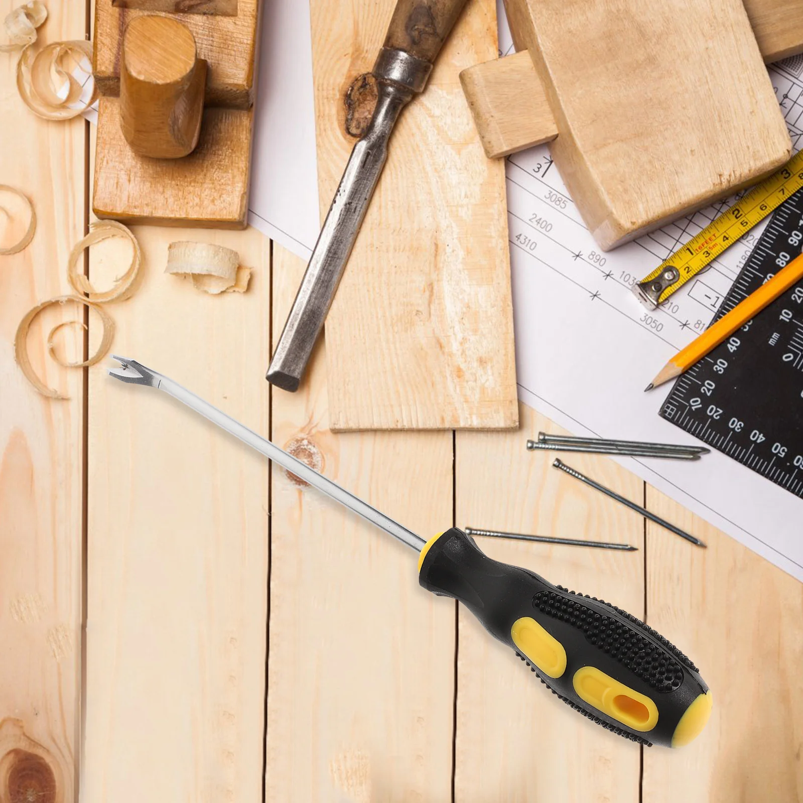 4Pcs Staple Remover Nail Puller Paver Tool Metal Pry Bar Manual Nail Removal Tool Handheld Stapler Removers Carpentry Tools