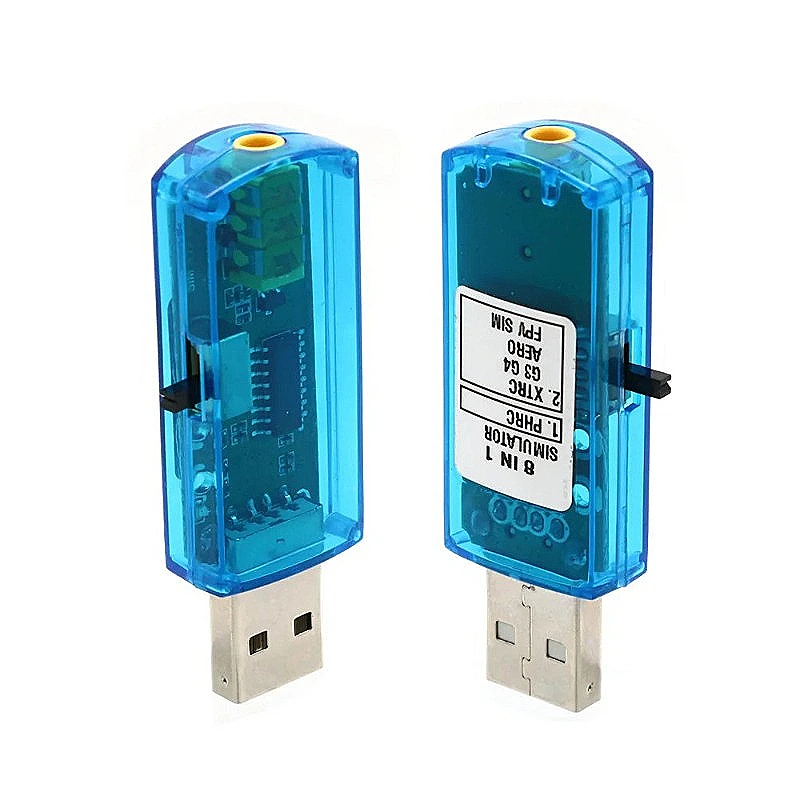 8 in 1 USB 비행 시뮬레이터 컴퓨터 XTR5 FMS G4 FPV 비행기 및 헬리콥터 컨트롤러 모델 항공기 시뮬레이션 도구 FPV