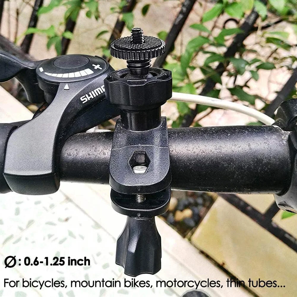 Bicycle Handlebar Mount Bike Holder For GoPro Hero 13 12 11 10 9 8 Insta360 X2 X3 x4 X5 DJI Osmo Action 5 4 3 SJCAM AKASO Camera