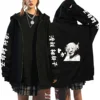 Hot Anime My Hero Academia Himiko Toga Graphic Print Hooded Men Women Zipper Hoodies Oversized Sweatshirt Harajuku Zip Up Jacket 1