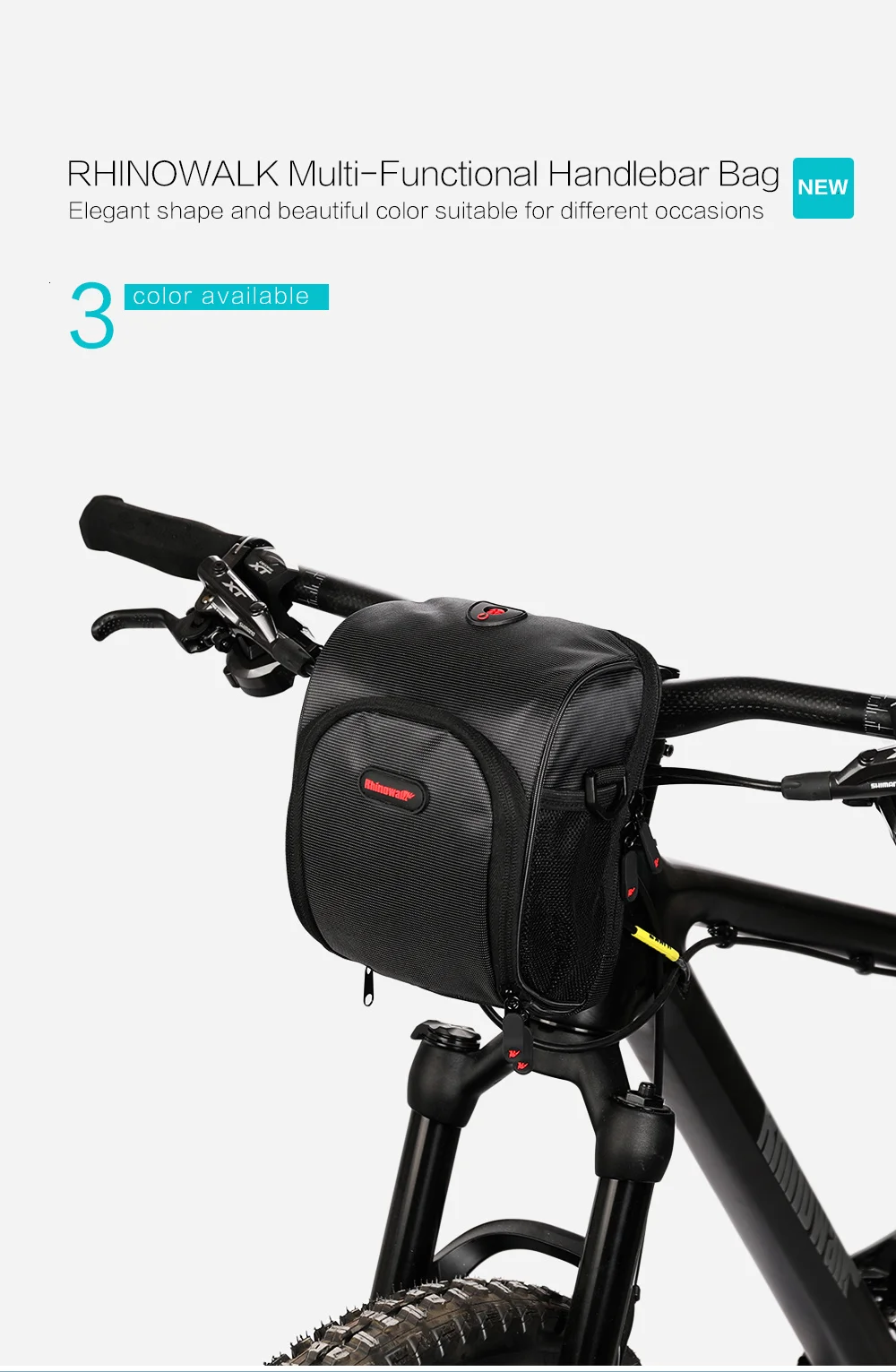 Rhinowalk 2019 Multi-Functional New BIke handlebar Bag (1)