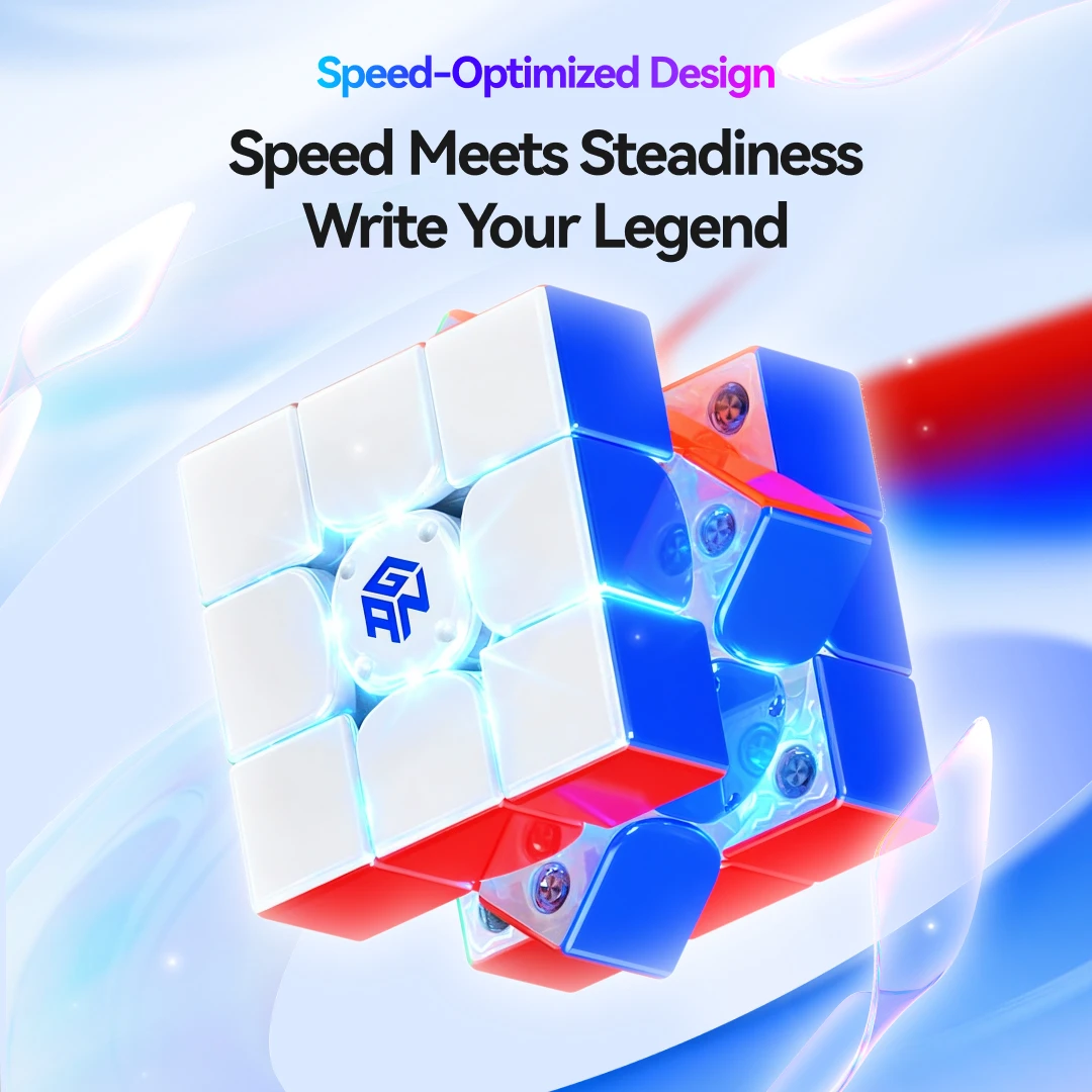 GAN i4 스마트 큐브 356i4 3x3x3 마그네틱 스피드 큐브 스티커리스 3x3 스피드 큐브 전문가용 매직 큐브 i4 퍼즐 장난감 (GAN 큐브용)