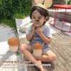 Acorn Shaped Basket Kids Rattan Storage Basket Hand Woven Decorative Acorn Shaped Basket Bag for Boys Girls Photography Props 1