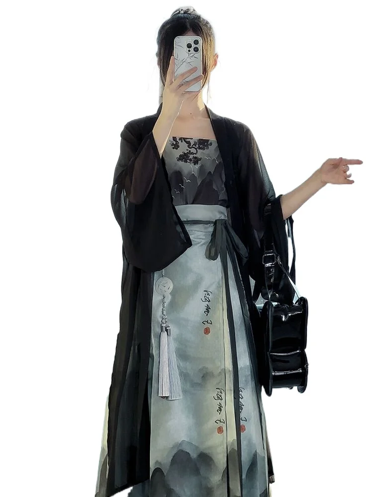

Chinese Traditional Dress Hanfu Hanfu Female Ming Mamianqun Gown Daily Commuting Suit Women's Clothing Cosplay