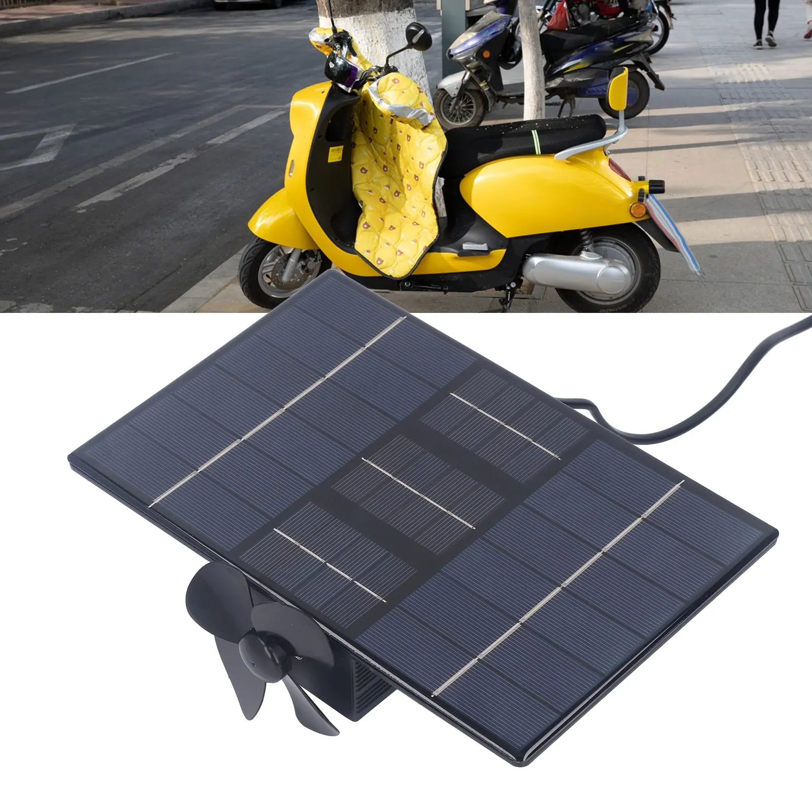 Car Solar Wind Power Generator Aluminum Alloy Electric Bike Range Extending 12V to 125V