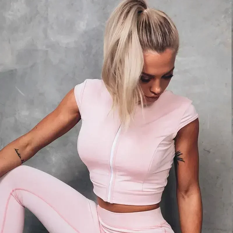 Fitness Compression Shirt Women Sports T-shirt NEW Workout Yoga Sport Top XS Gym Clothing Sportswear Deportivo Mujer Black Bra