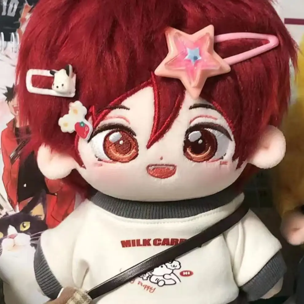 

Japanese Anime Free Rin Matsuoka Cosplay Plush Stuffed Doll Body Dress UP Cartoon Cotton Plushie Pillow Xmas Gift 20CM