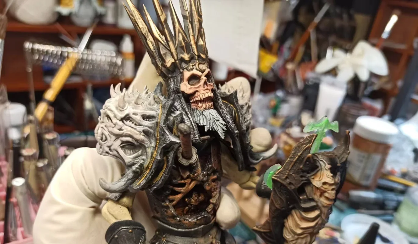 1/6 Scale Soldier Skull King Head Sculpt Model 12''（7''） Figure