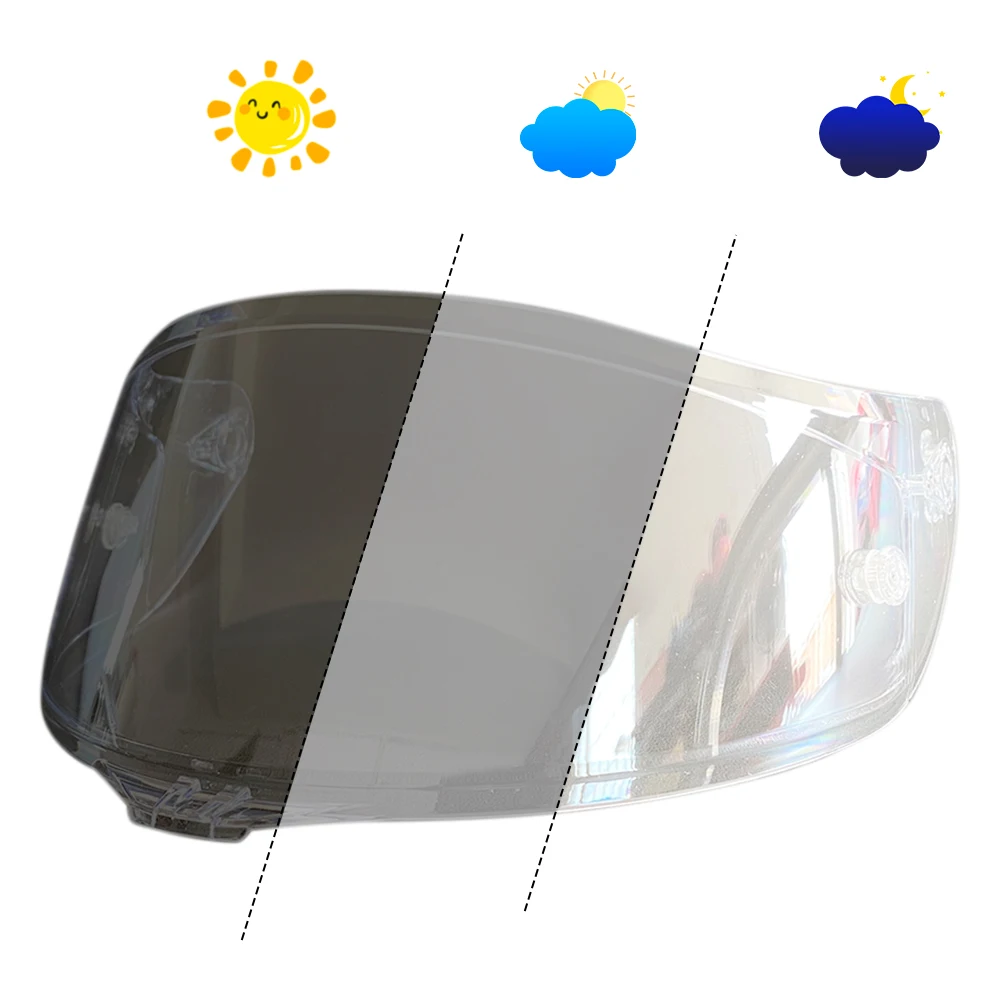 광변색 헬멧 바이저, AGV K3SV K1 K5 K5S 오토바이 헬멧 렌즈, 자외..