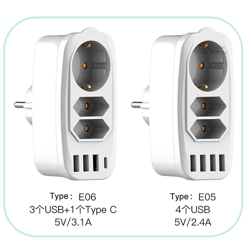Sopend EU   ͽٴ  Ʈ 7 In 1 3 AC ܼƮ 4 USB Type-C Ʈ   ȣ Ȩ ȭƮ