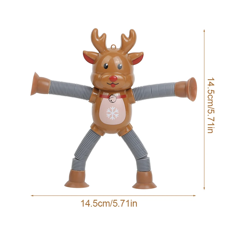 Santa Claus Extendable Pendants Christmas Decoration for Home 2025 Xmas Tree Hanging Ornaments Navidad New Year 2026 Kids Gifts