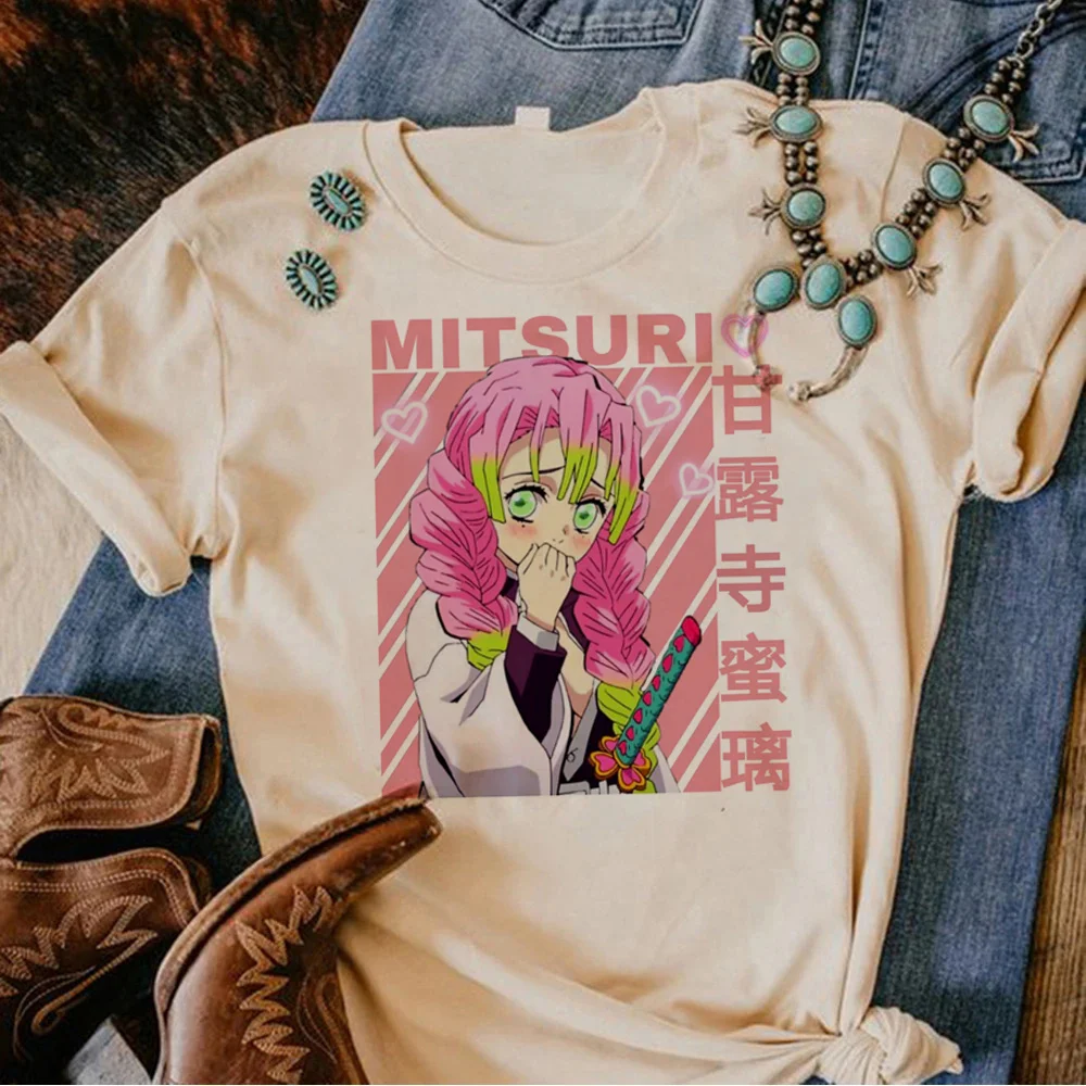 

Mitsuri tshirt women designer comic summer tshirt female designer graphic 2000s clothing