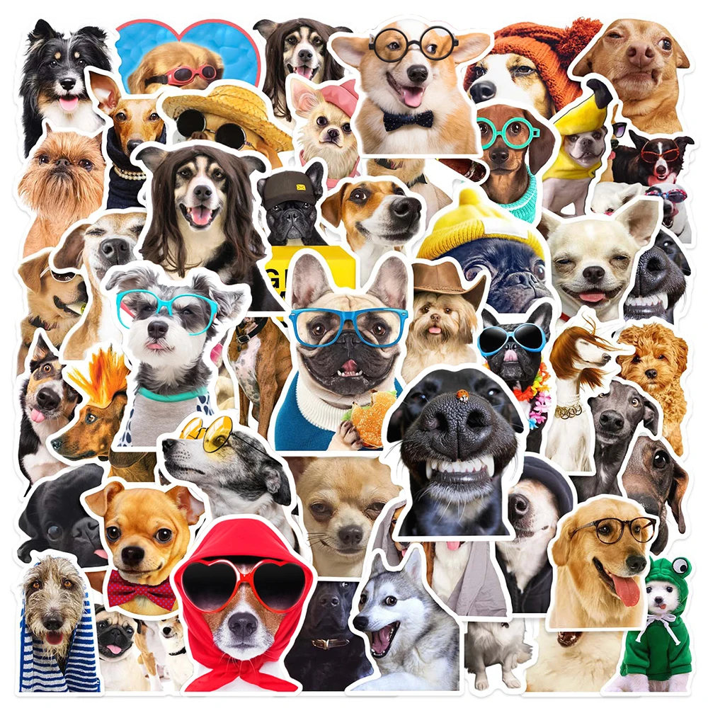 

10/50Pcs Cute Funny Dog Varied Graffiti Stickers DIY Travel Luggage Scrapbooking Helmet Laptop Phone Backpack Decoration Decals
