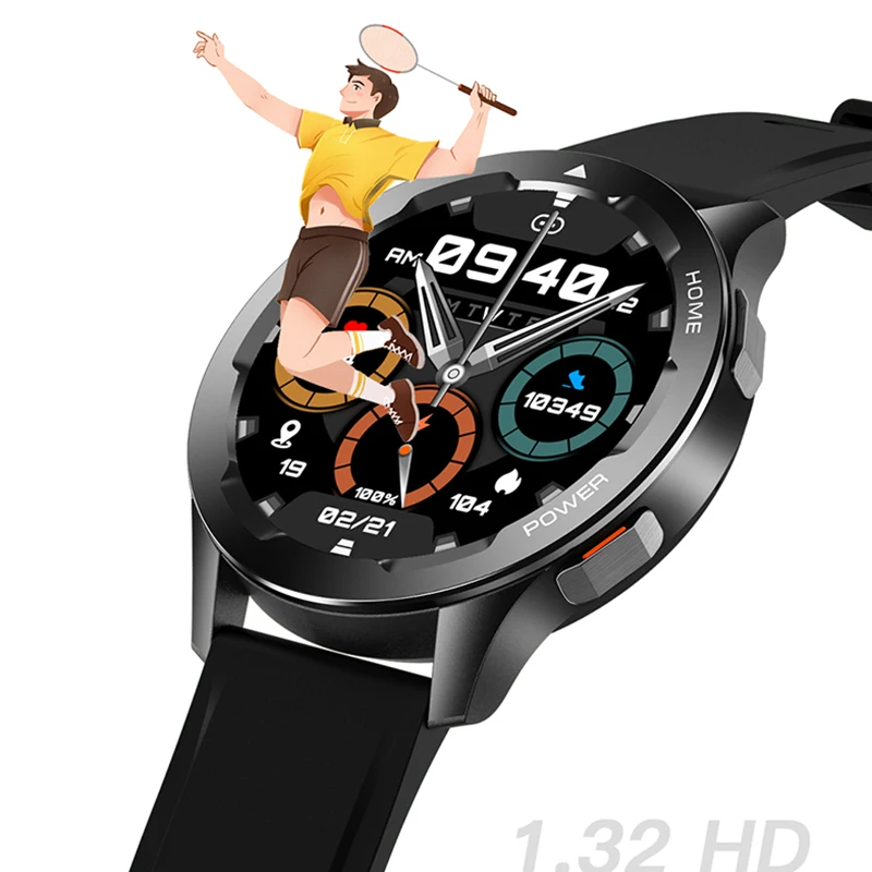 

New Smart Watch Men Sports Watch NFC Access Control Bluetooth Calls Temperature Heart Rate Blood Oxygen Detection Offline Pay A