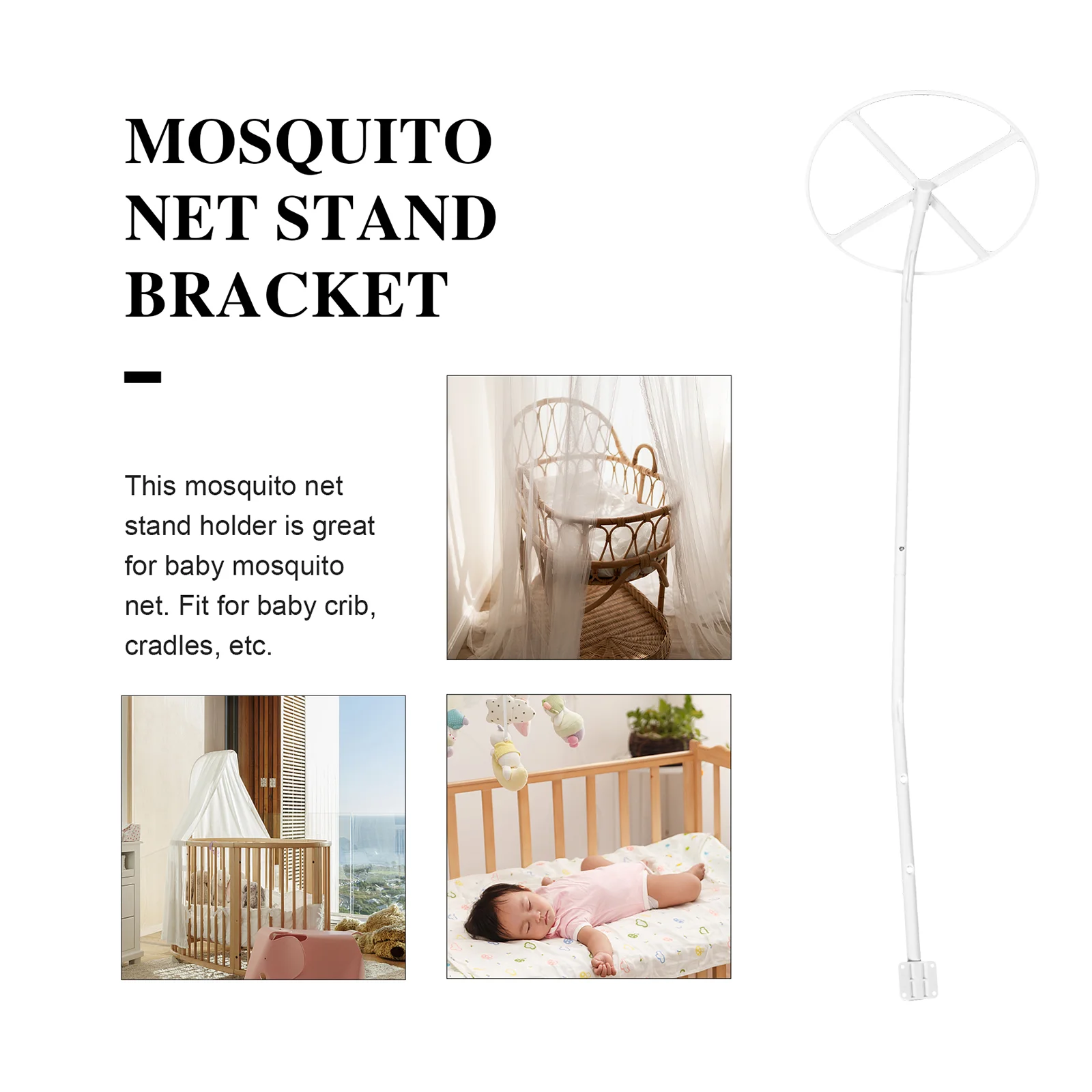 Bed Mosquito Net Bracket, Bed Canopy Accessories