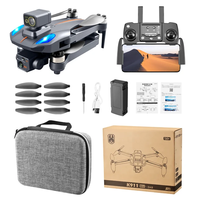 2022 New K911 MAX GPS Drone 4K Professional Obstacle Avoidance 8K Dual HD Camera Brushless Motor Quadcopter RC Distance 1200M 6