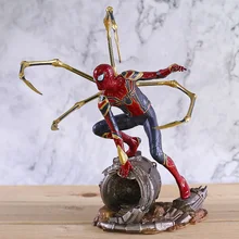  Marvel Avengers Infinity War Iron Spider Statue Spiderman PVC Action Figure Collectible Model Superhero Toy Doll 