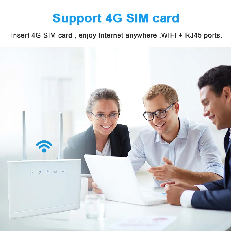 Wi fi router 4G SIM card LTE wifi router modem hotspot