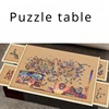 Wooden Puzzle Table with Drawers - Perfect for 1000 Piece Puzzles and Fidget Toys 1