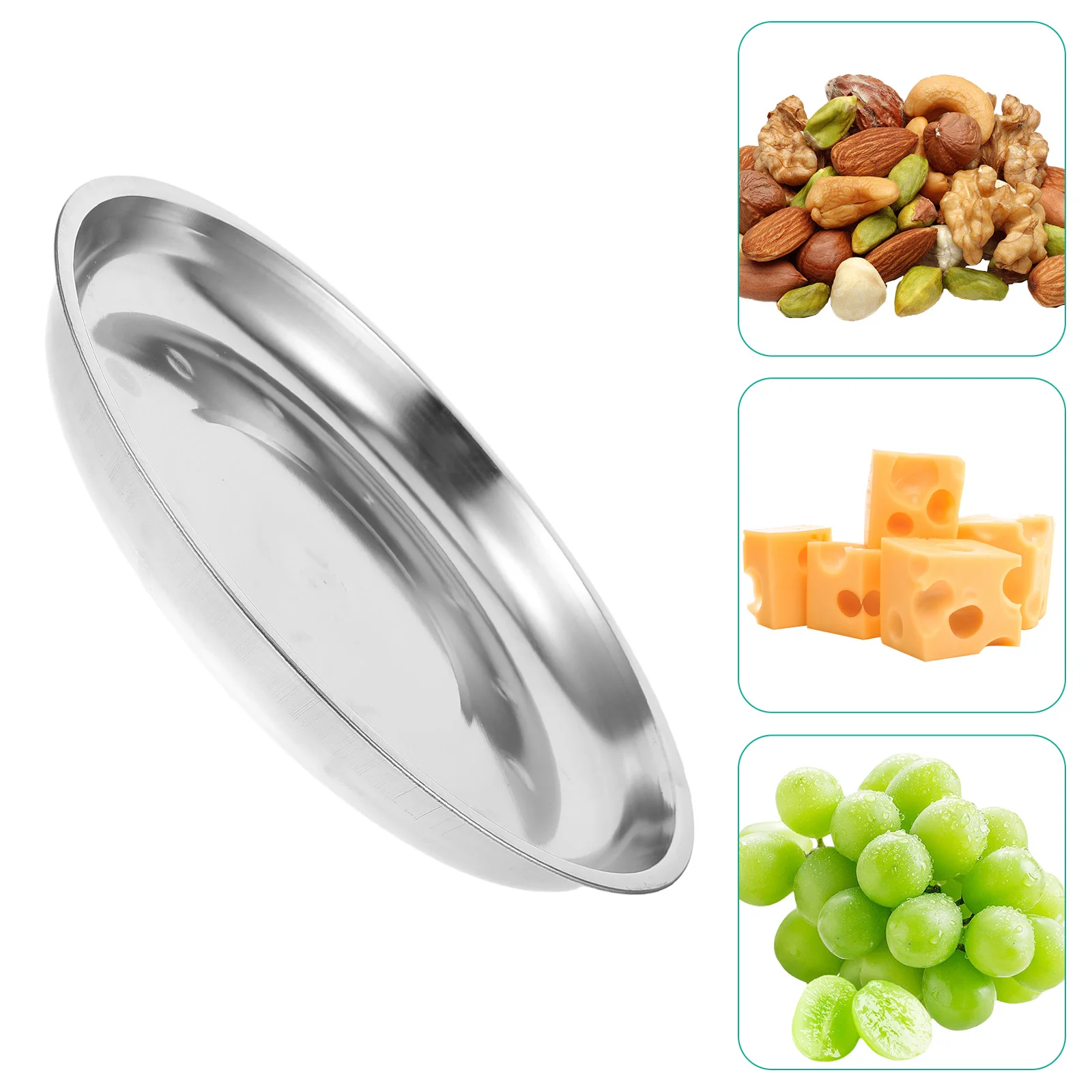 

Daily Use Scale Tray Food Scale Round Pan Convenient Gemstone Weight Scale Tray