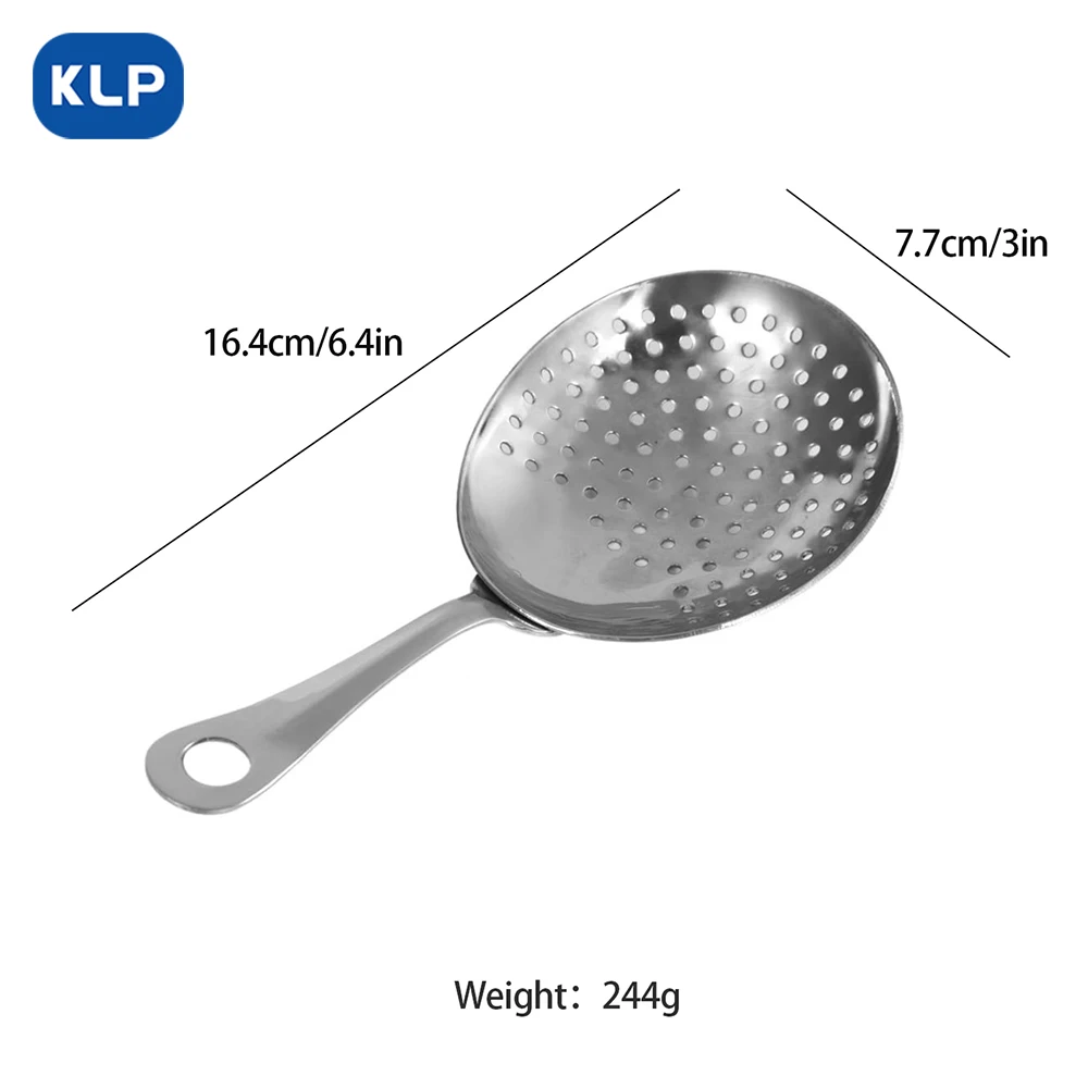 Stainless Steel Ice Filter for Stirring Cups Stainless Steel Funnel Filter Ice Separator for Mixers