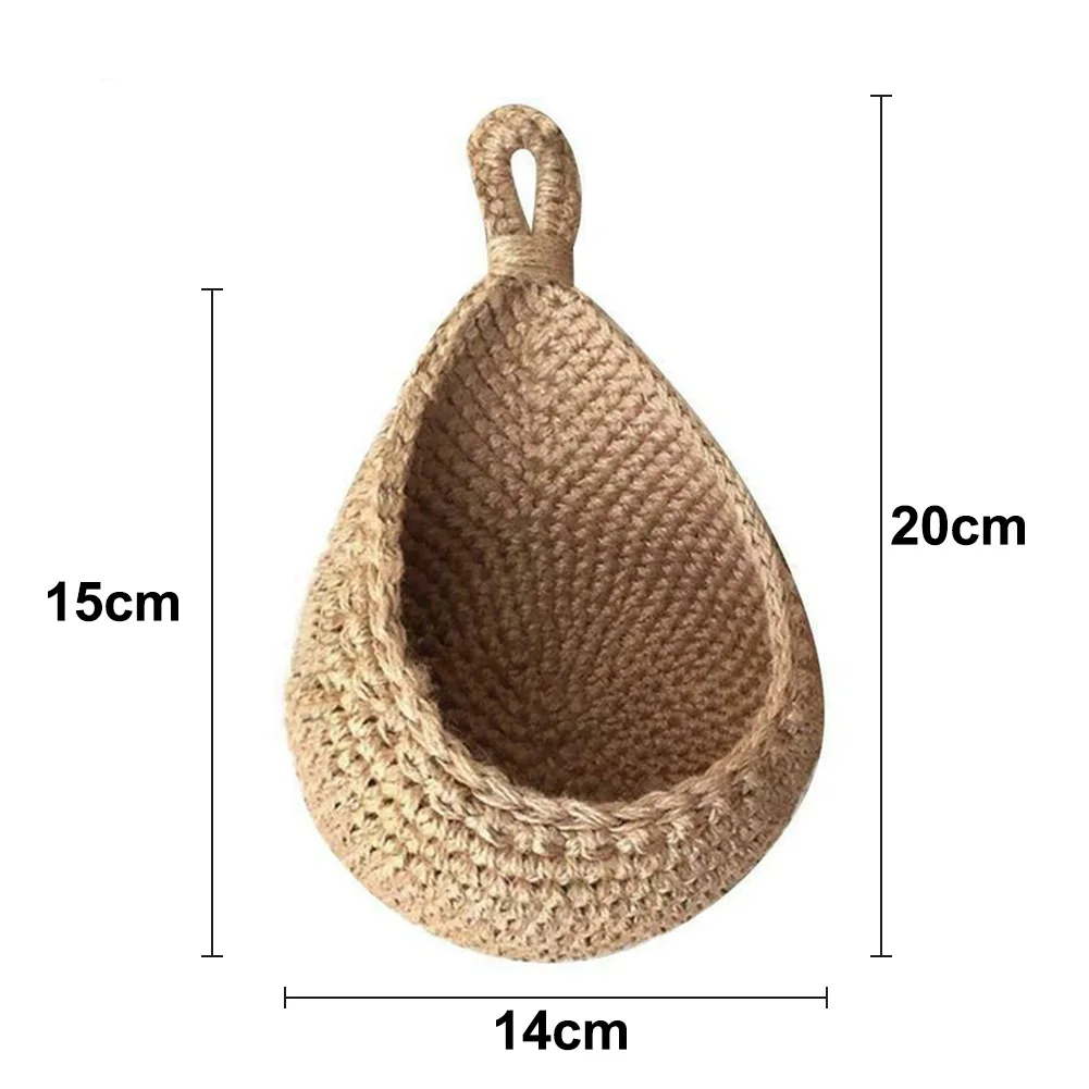 

Hanging Plant Baskets For Garden Pots Planters Plant Holder Jute Eco Cotton Rope Hanging Wall Vegetable Fruit Baskets