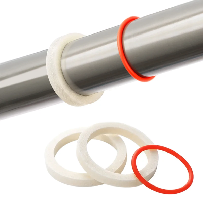 10PCS Mountain Bike Fork Maintenance Sponge Rings - Suspension Fork Lubricating Accessories