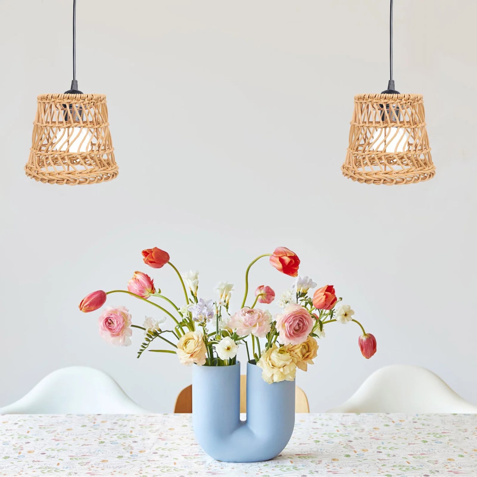 

Lamp Cover Woven Light Shade Cover Ceiling Lamp Cover Pastoral Style Lamp Cover