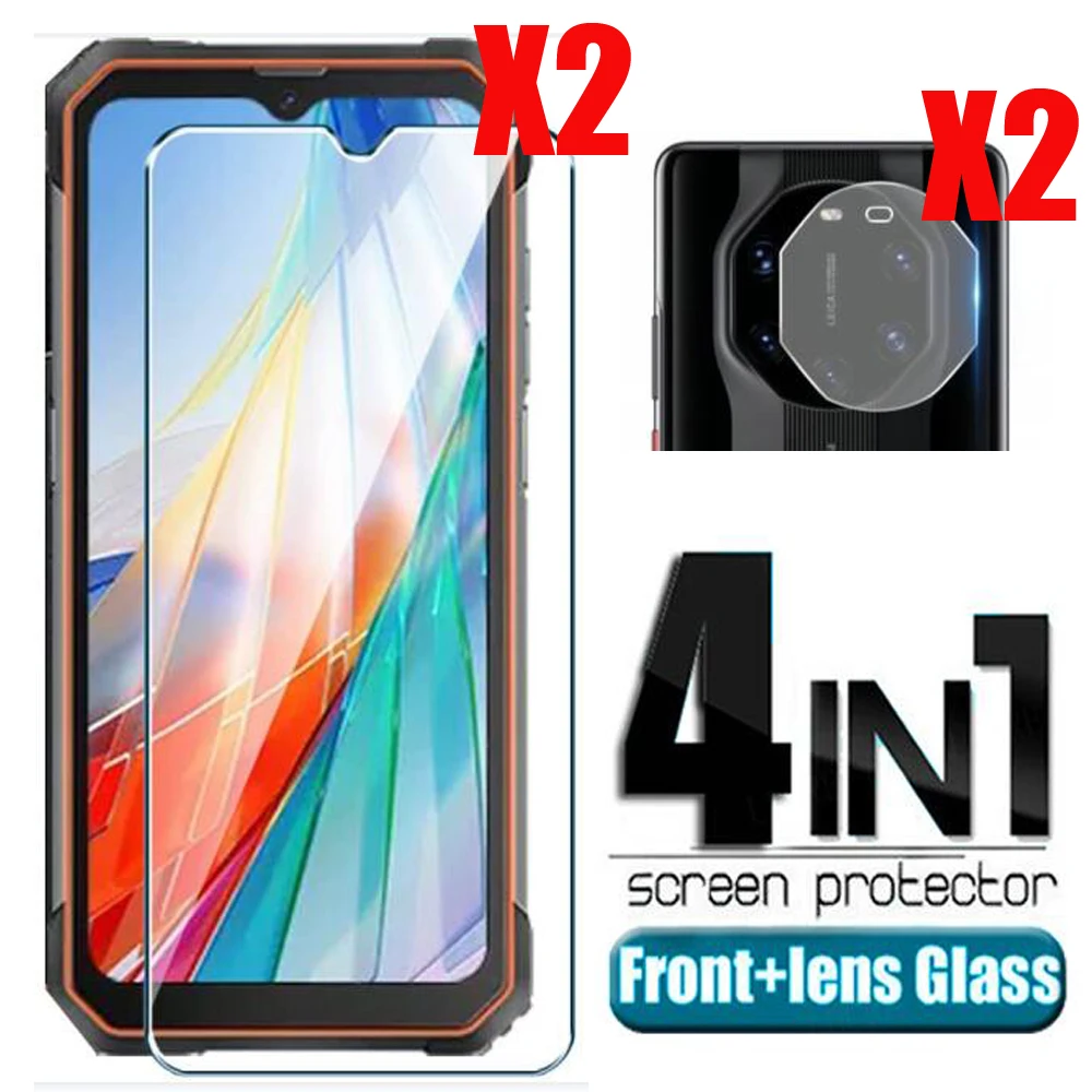 Premium 2.5D Tempered Glass Screen Protector with Soft TPU Case and Camera Film